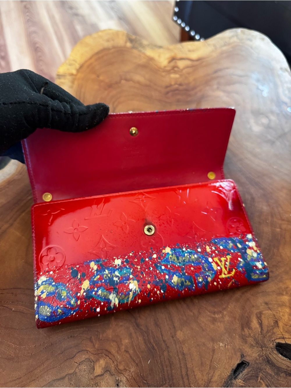 Just in 💋Louis Vuitton Monogram Vernis Porte Tresor International Long Wallet - Picture 7 of 15